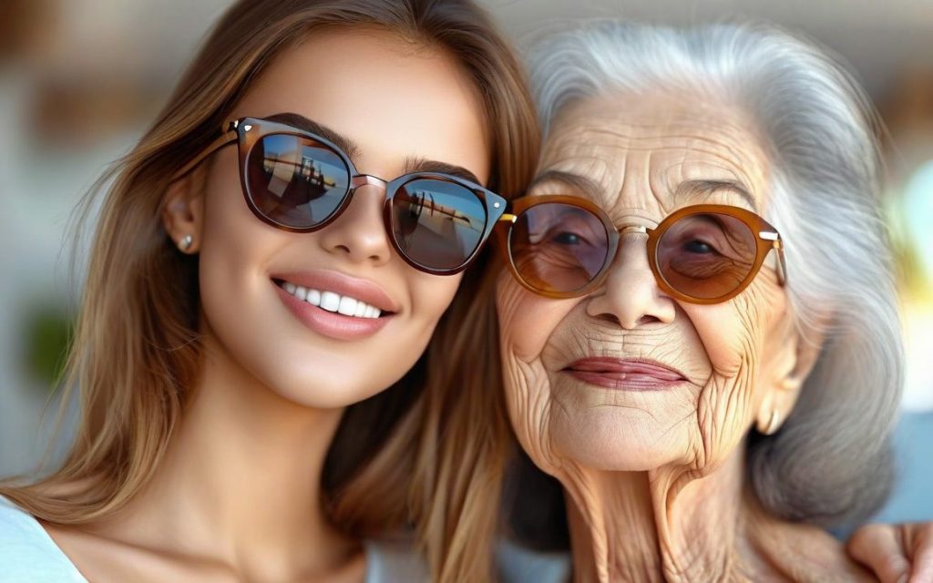 Gafas de sol modernas
